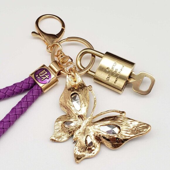 Authentic Louis Vuitton Lock & Key with unbranded Bagcharm, Keycharm, Keychain - Picture 6 of 6